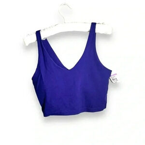 NWOT ZELLA NORDSTROM ULTRAVIOLET PURPLE  CROPPED TOP/BRA S